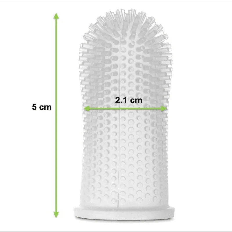 Escova de Dentes de Silicone, Produtos de limpeza oral, Gato e Cão - 1pcs